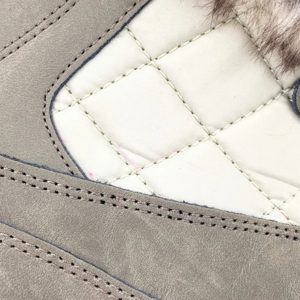 Bearpaw Women Boots Faux Fur Winter Waterproof Sheep Skin Lining Brown Sz 8 - Picture 14 of 16